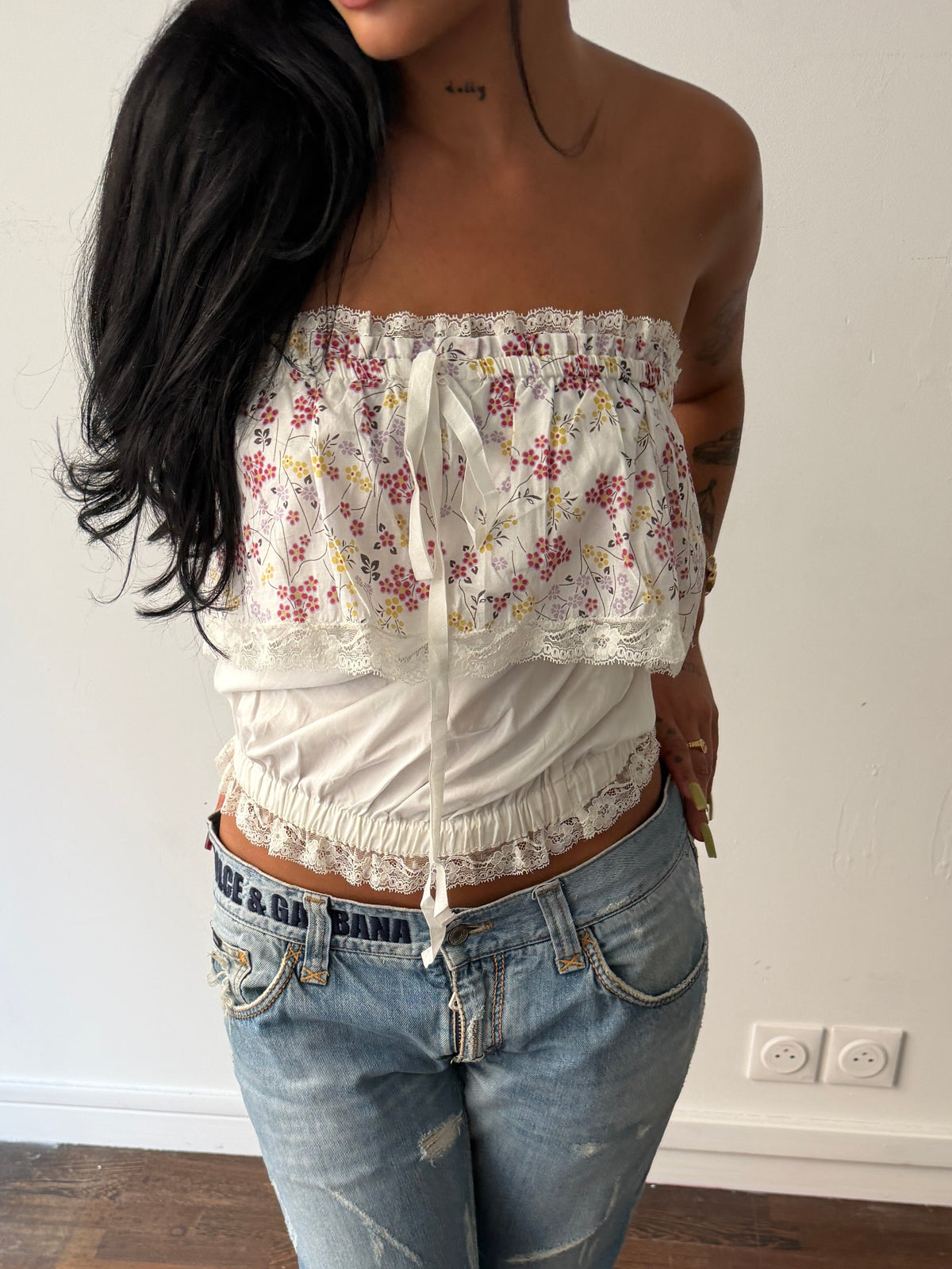 D&G Floral Top